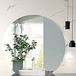 Зеркало с LED-подсветкой Black&White U915.1000MR 110x100 в ванную от интернет-магазине сантехники Sanbest