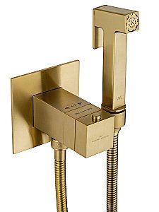 Гигиенический душ с термостатом WONZON & WOGHAND WW-88829910-BG брашированное золото купить в интернет-магазине сантехники Sanbest