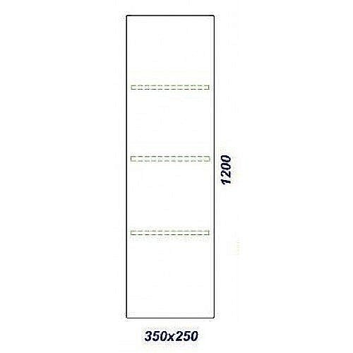 Пенал Aqwella Анкона 35 An.05.35/А акация для ванной в интернет-магазине сантехники Sanbest