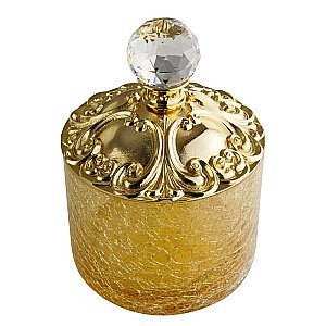 Баночка Migliore Cristalia ML.CRS-60.228.DO золото/swarovski купить в интернет-магазине сантехники Sanbest