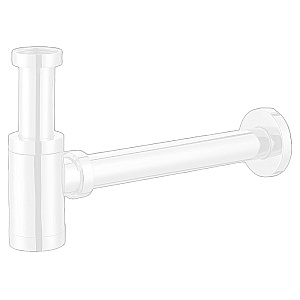 Сифон для раковины Azario AZ-108-WHI белый купить в интернет-магазине сантехники Sanbest