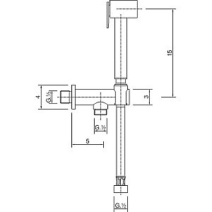 Гигиенический душ CISAL Shower CU00791021 купить в интернет-магазине сантехники Sanbest