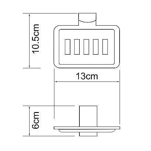 Мыльница решетка WasserKRAFT Exter К-5269 купить в интернет-магазине сантехники Sanbest