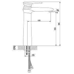 Смеситель для раковины Lemark Status LM4409C купить в интернет-магазине сантехники Sanbest