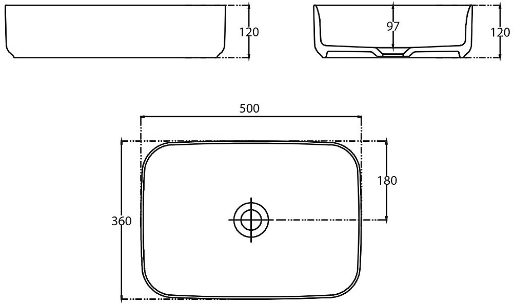 Раковина накладная Allen Brau Fantasy 50 4.11021.SM розовая купить в интернет-магазине Sanbest