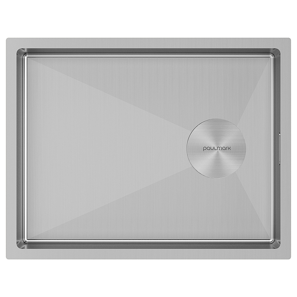 Кухонная мойка Paulmark NEXT-SLIM PM215442-BS брашированная сталь купить в интернет-магазине сантехники Sanbest