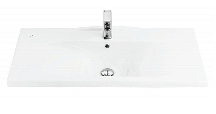 Раковина Creavit Luna 100 LN200-0000 белая купить в интернет-магазине Sanbest