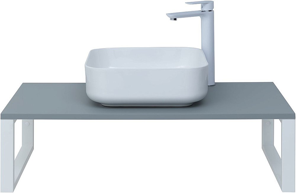 Столешница для раковины Aquanet Арт 90 мисти грин для ванной в интернет-магазине сантехники Sanbest