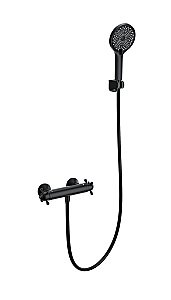 Смеситель для душа с термостатом WONZON & WOGHAND Strato, Черный матовый (WW-B2048-A-MB) купить в интернет-магазине сантехники Sanbest