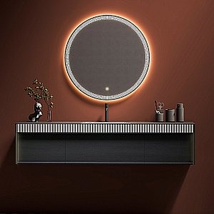 Тумба с раковиной Black&White Universe U950.1600 матовый античный серый для ванной в интернет-магазине Sanbest