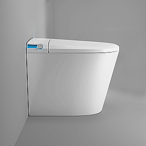 Унитаз приставной Grossman Smart GR-PR-5702 белый глянцевый, с крышкой микролифт купить в интернет-магазине Sanbest