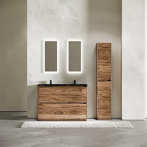 Тумба с раковиной Sancos Libra 120 LB120F-2ECH дуб чарльстон для ванной в интернет-магазине Sanbest