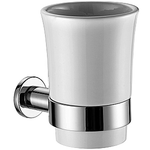 Стакан для зубных щеток Azario FORNY AZ-88306 хром купить в интернет-магазине сантехники Sanbest