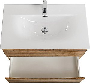 Тумба с раковиной BelBagno MARINO-CER-N-800-2C-SO-RR-P Rovere Rustico для ванной в интернет-магазине Sanbest