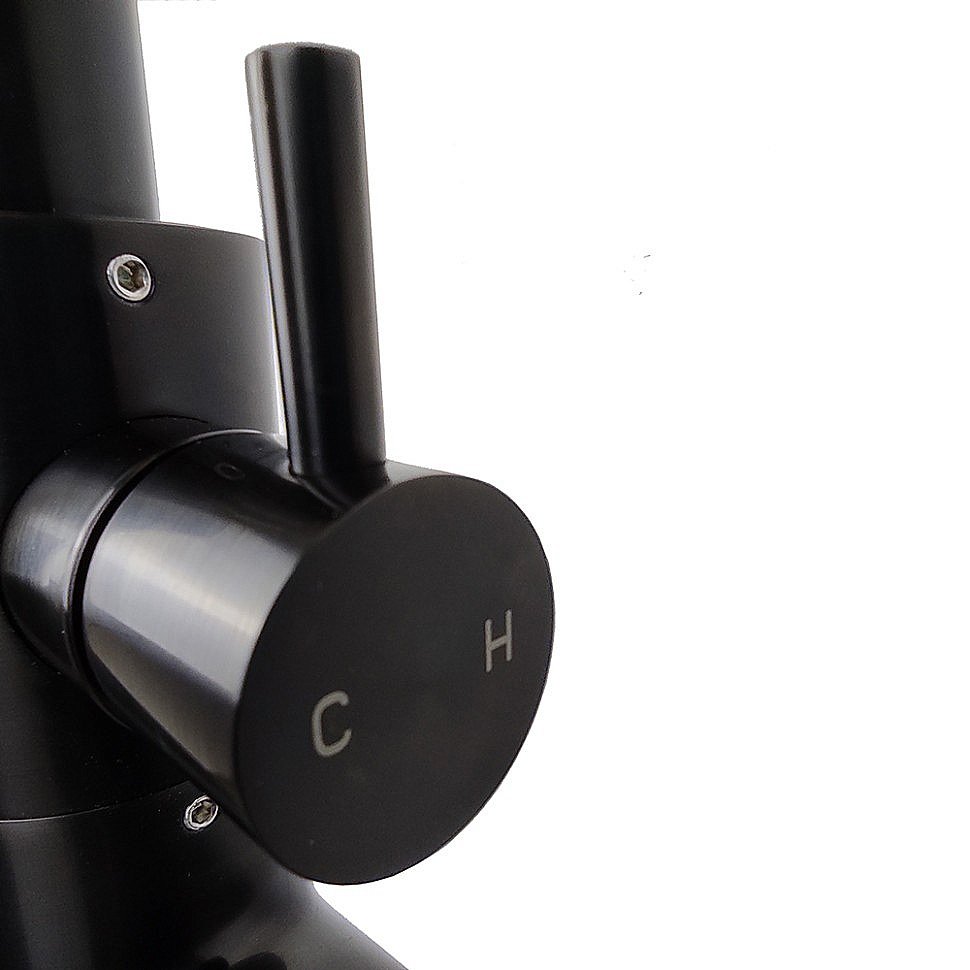 Смеситель для ванны PAINI Cox 78PZ136LM черный матовый купить в интернет-магазине сантехники Sanbest