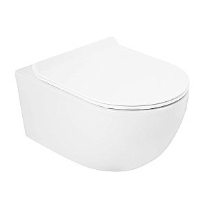 Подвесной унитаз Cezares Molveno CZR-2468-TH-R безободковый купить в интернет-магазине Sanbest