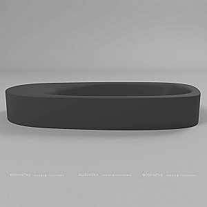 Раковина накладная WhiteCross Moonstone F 70 0732.070035.201 черная матовая купить в интернет-магазине Sanbest