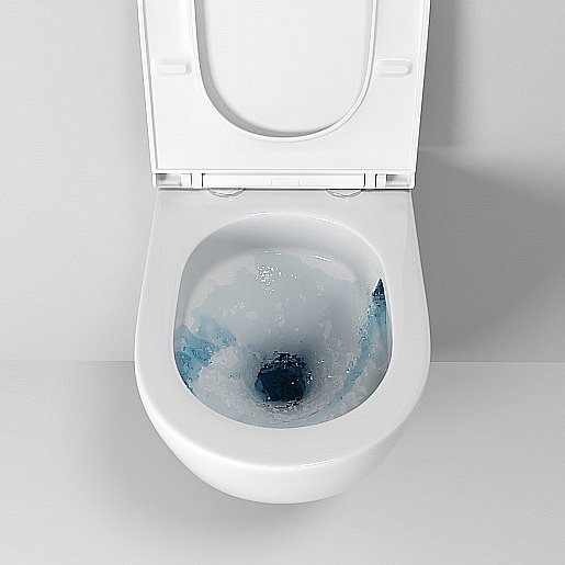 Унитаз подвесной Grossman TORNADO GR-4455MSQ безободковый, с крышкой микролифт, слив-торнадо, белый матовый купить в интернет-магазине Sanbest