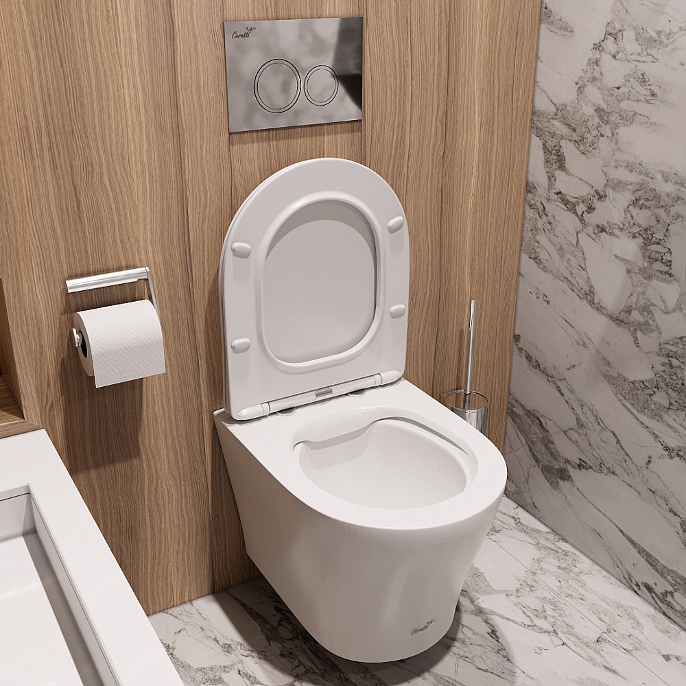 Унитаз подвесной CeruttiSpa ADIGE Aria MW CT9245 белый матовый, белый матовый купить в интернет-магазине Sanbest