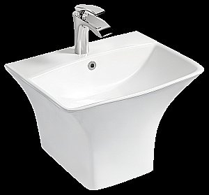 Раковина SantiLine 52 SL-4021 белая купить в интернет-магазине Sanbest