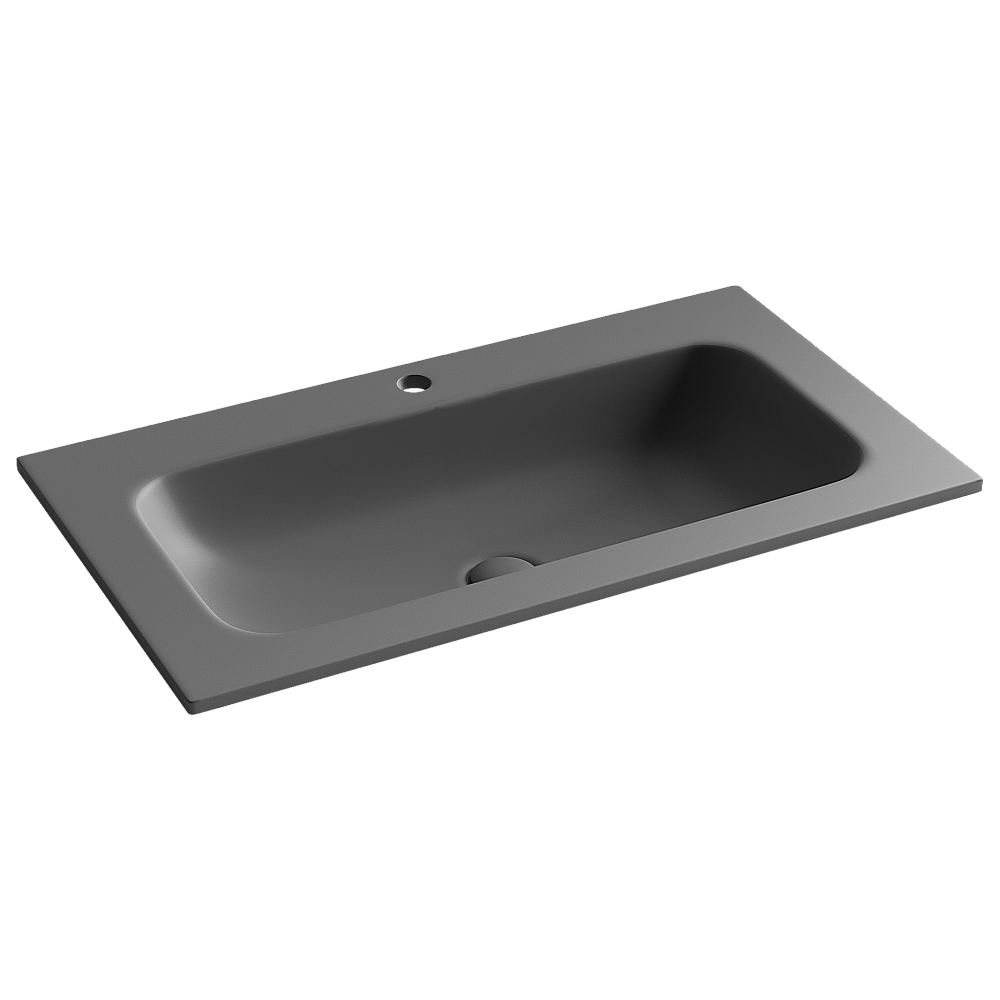 Раковина Ceramica Nova 81 CN7012MDH темный антрацит матовый купить в интернет-магазине Sanbest