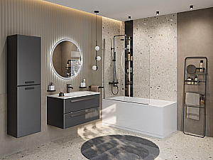 Акриловая ванна Cezares ECO 165х70 ECO-165-70-41-W37 белая купить в интернет-магазине Sanbest