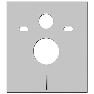 Унитаз подвесной Berges GAMMA 42431с инсталляцией, белый/кнопка черная Soft Touch купить в интернет-магазине Sanbest