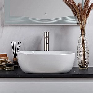 Раковина накладная Belbagno 42,5 BB1301 белая купить в интернет-магазине Sanbest