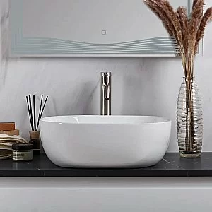 Раковина накладная Belbagno 42,5 BB1301 белая купить в интернет-магазине Sanbest