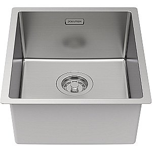 Кухонная мойка Paulmark Yuni 39 YU39-BS брашированная сталь купить в интернет-магазине сантехники Sanbest