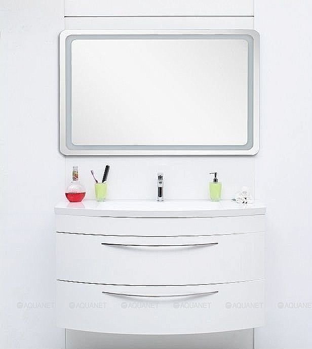 Зеркало LED De Aqua СМАРТ 205766 120x75 в ванную от интернет-магазине сантехники Sanbest