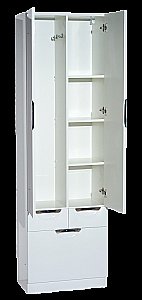 Пенал напольный Misty Жасмин 60 белая эмаль для ванной в интернет-магазине сантехники Sanbest