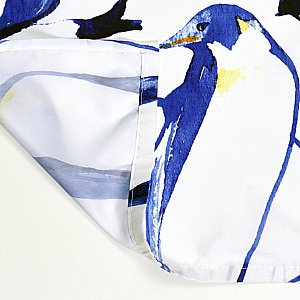 Текстильная шторка для ванны WasserKRAFT Berkel SC-49101 купить в интернет-магазине сантехники Sanbest