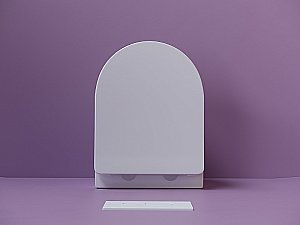 Унитаз подвесной Ceramica Nova Uno CN11001 белый, безободковый, с крышкой микролифт купить в интернет-магазине Sanbest