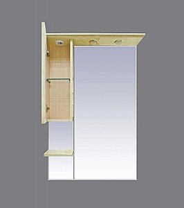 Зеркало со шкафом Misty Olimpia Lux 75 в ванную от интернет-магазине сантехники Sanbest