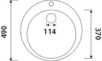 Мойка кухонная Kaiser KSS-490 хром купить в интернет-магазине сантехники Sanbest