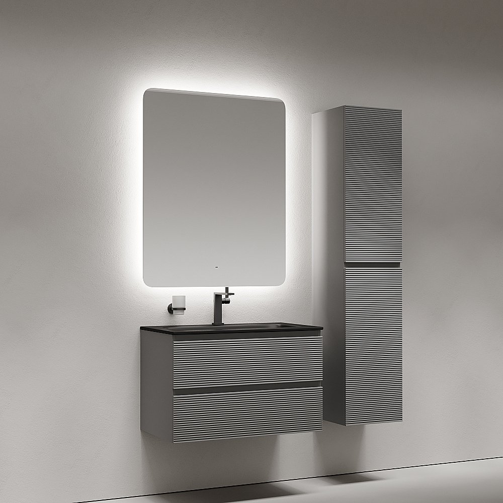 Зеркало LED Sancos Ray RA800 в ванную от интернет-магазине сантехники Sanbest