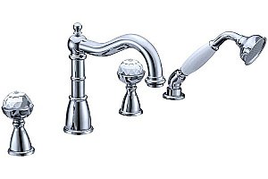 Смеситель для ванны Boheme Brilliante 393 купить в интернет-магазине сантехники Sanbest