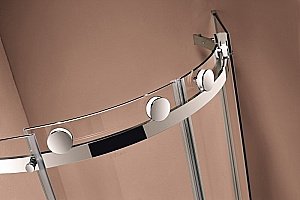 Душевой уголок Cezares Stylus-m 90x90 STYLUS-O-M-R-2-90-C-Cr стекло прозрачное/профиль хром купить в интернет-магазине Sanbest