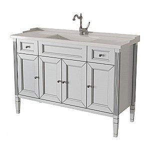 Тумба с раковиной с дверцами и ящиками Caprigo Albion-promo 120 для ванной в интернет-магазине Sanbest