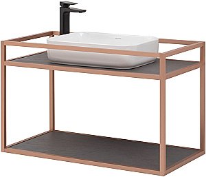 Консоль с раковиной Allen Brau Liberty 90 1.33003.60 медь для ванной в интернет-магазине сантехники Sanbest