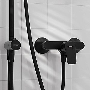 Смеситель для душа Hansgrohe Logis 71600670 черный матовый купить в интернет-магазине сантехники Sanbest