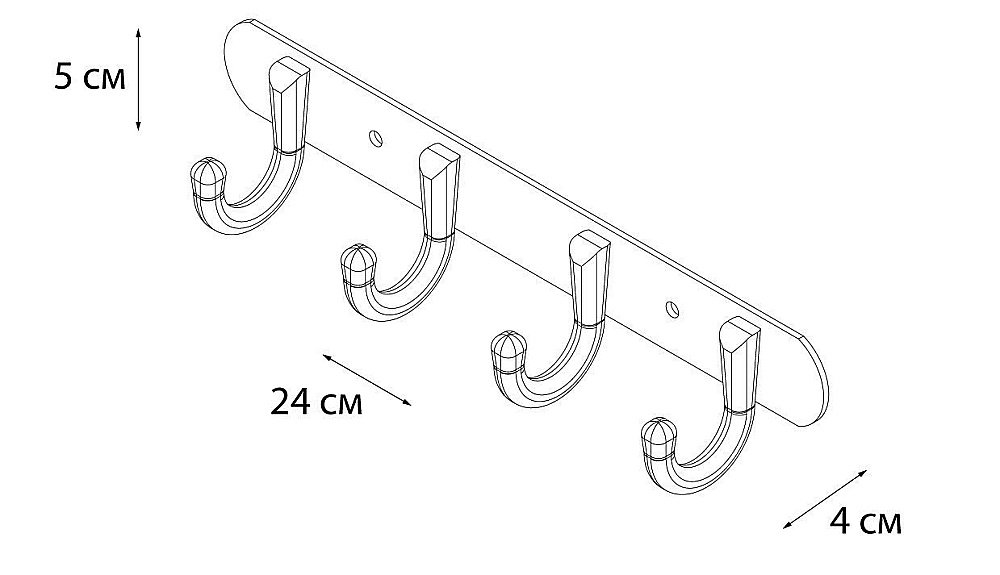 Крючок FIXSEN EQUIPMENT FX-1714 купить в интернет-магазине сантехники Sanbest