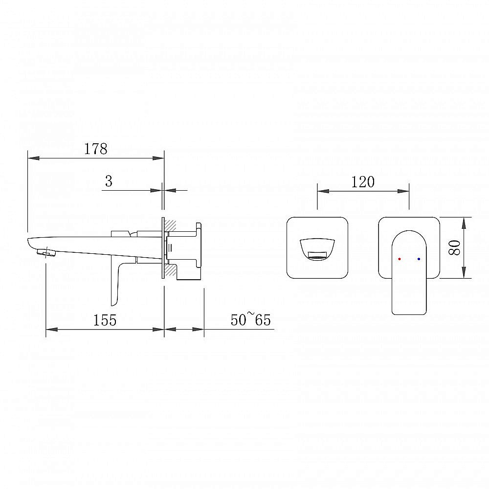 Смеситель для раковины BERGES VENTAS S 076008 черный матовый купить в интернет-магазине сантехники Sanbest