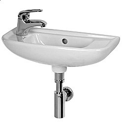 Раковина подвесная Jika DEEP by mini 50 см левая белая купить в интернет-магазине сантехники Sanbest