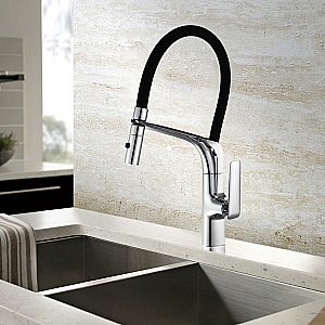Смеситель для кухни Vincea VKF-115CH хром купить в интернет-магазине сантехники Sanbest