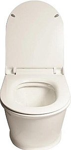 Унитаз подвесной SantiLine SL-5009 безободковый, с крышкой микролифт купить в интернет-магазине Sanbest