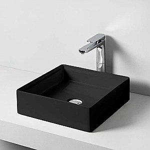 Раковина накладная Artceram Scalino 38 SCL001 17 00 Nero Matt купить в интернет-магазине Sanbest