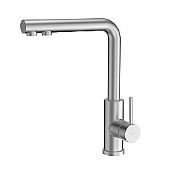 Смеситель для кухни Iddis Rule RULSTLFi05 сталь купить в интернет-магазине сантехники Sanbest