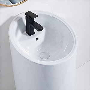 Раковина напольная Ceramalux N 45,5 P7030L белая купить в интернет-магазине Sanbest